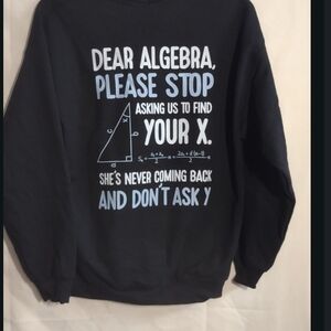 Dear Algebra - Black Graphic Men's Hoodie
